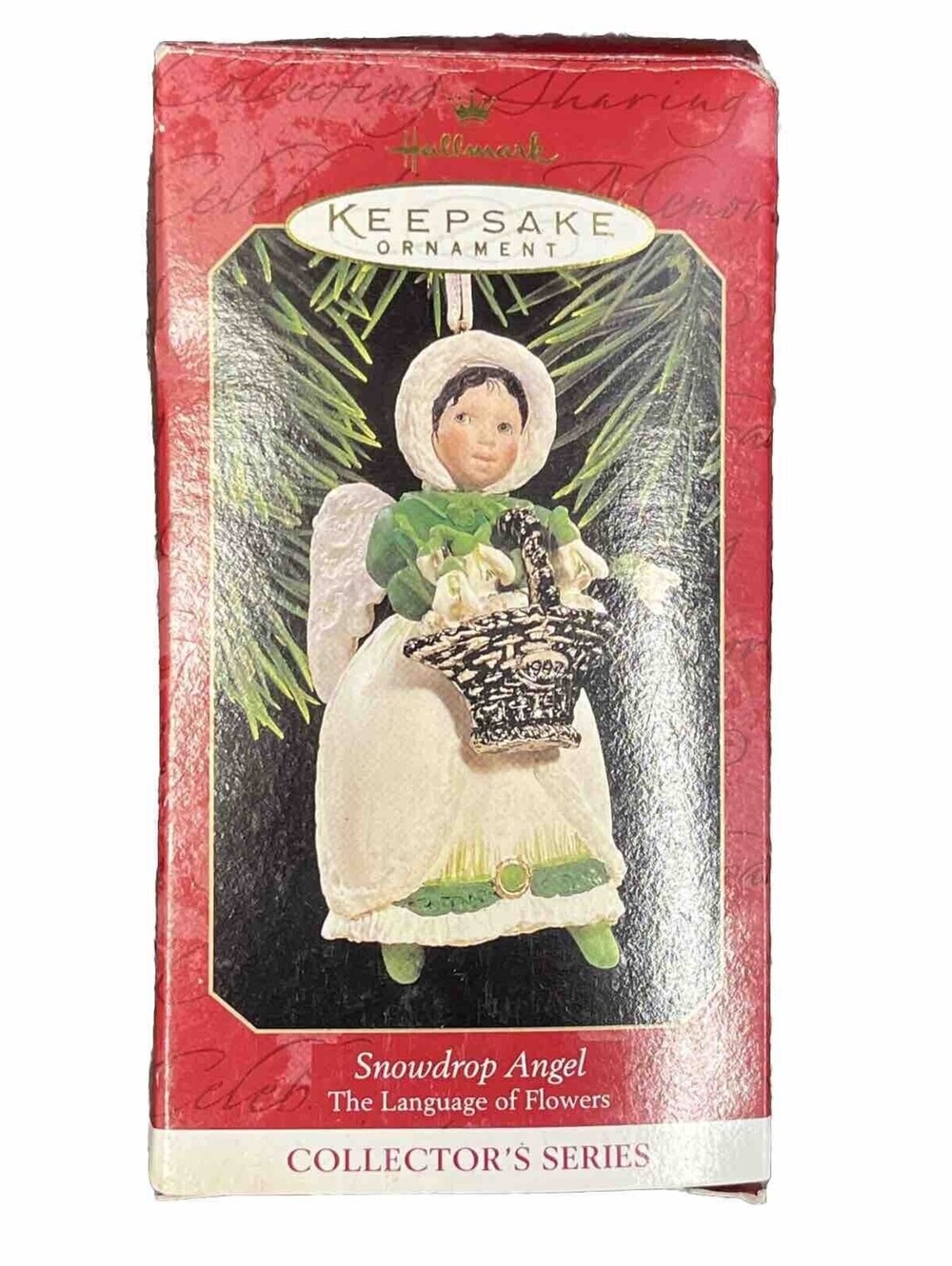 Hallmark Keepsake Ornament 1997 Snowdrop Angel Language of Flowers